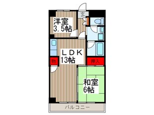 入間駅前第二ビルの物件間取画像